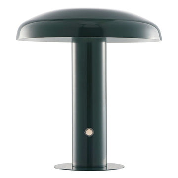 Suillius 11" Contemporary Bohemian Rechargeable/Cordless Iron Integrated LED Mushroom Table Lamp